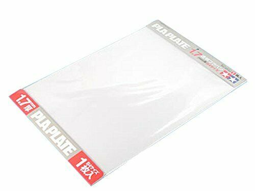 70128  дополнения из пластика  Прозрачный листовой пластик 1,7 мм, размер В4 (364х257мм) 1 лист