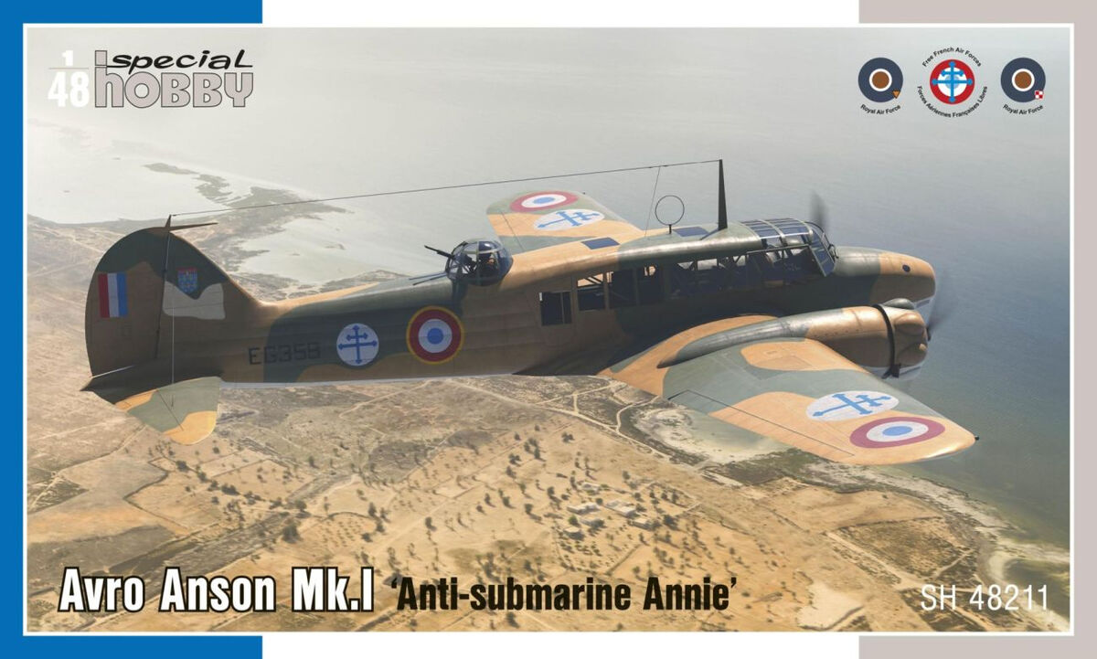 SH48211  авиация  Avro Anson Mk. I 'Anti-submarine Annie'  (1:48)