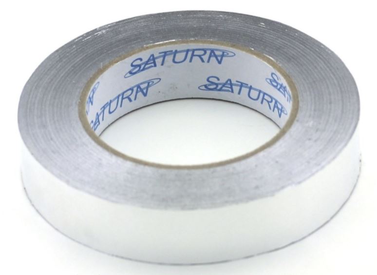 6300  инструменты для работы с краской  Лента клейкая алюминиевая 25mm х50 m, 30 мкм.