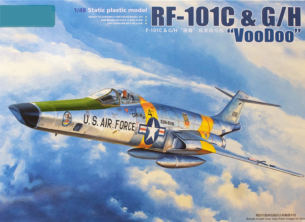 KH80116  авиация  RF-101C & G/H Voodoo  (1:48)