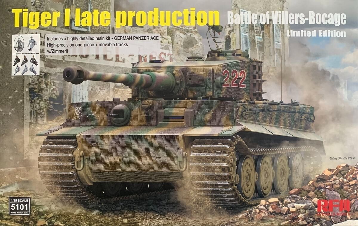 RM-5101  техника и вооружение  Tiger I Late Battle of Villers-Bocage Limited Edit  (1:35)