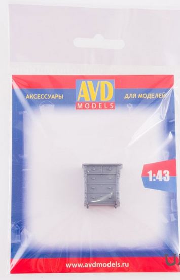AVD143008101  дополнения из смолы  Комод  (1:43)