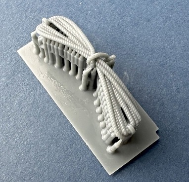 A35-052  дополнения из смолы  Garford-Putilov Towing rope  (1:35)