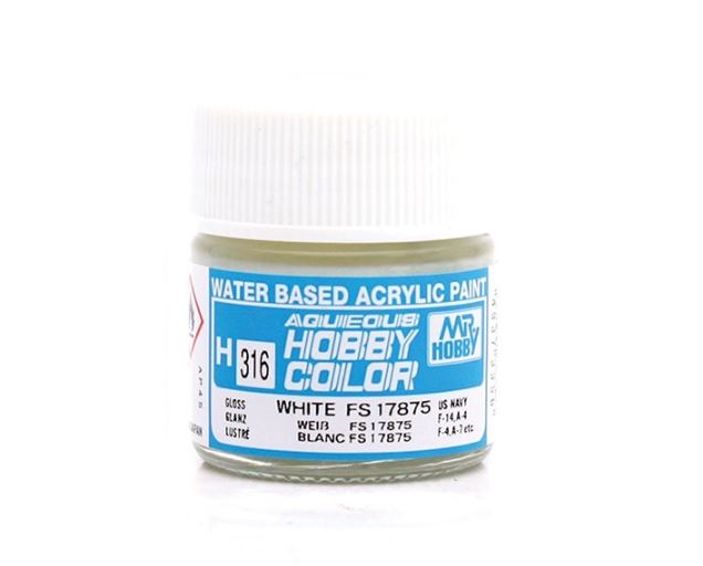H316  краска 10мл  WHITE FS17875