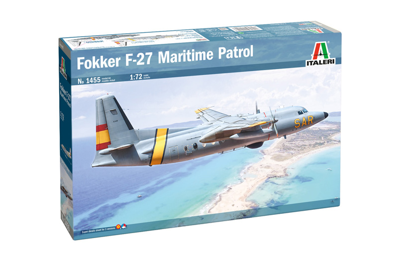 1455  авиация  Fokker F-27 Maritime Patrol  (1:72)