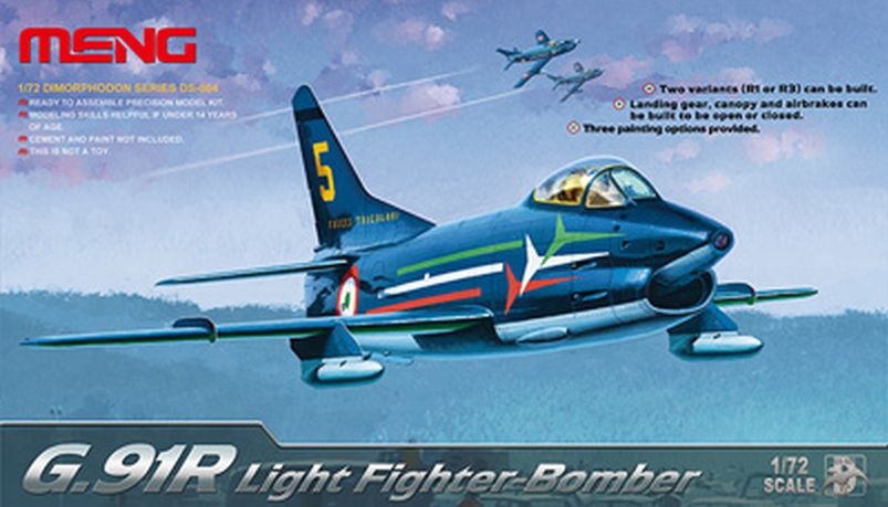 DS-004  авиация  G.91R Light Fighter Bomber  (1:72)