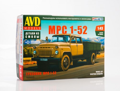 1529AVD  автомобили и мотоциклы  МРС 1-52 бортовой  (1:43)