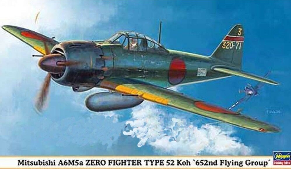 09864  авиация  Mitsubishi A6M5a Zero Fighter Type 52 Koh  (1:48)