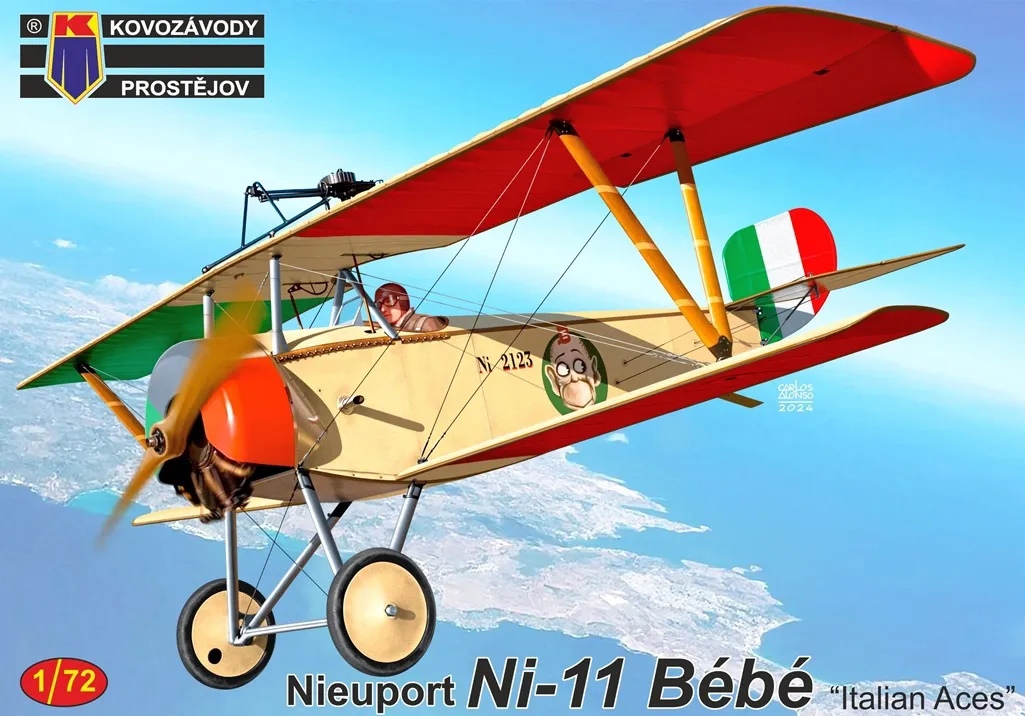 KPM0450  авиация  Nieuport Ni-11 Bébé "Italian Aces"  (1:72)