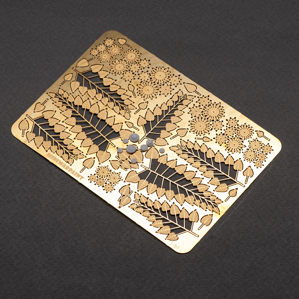 S-161  фототравление  ПОДСОЛНУХИ, РАЗМЕР S