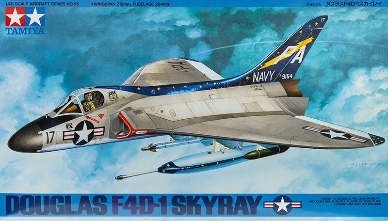 61055  авиация  Douglas F4D-1 Skyray  (1:48)