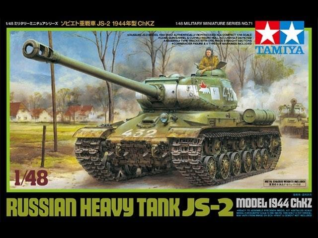 32571  техника и вооружение  Russian Heavy Tank JS-2 1944  (1:48)