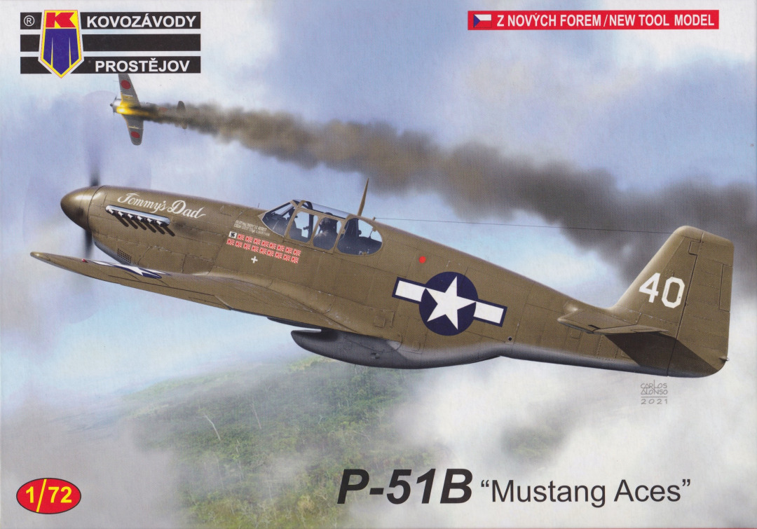 KPM0245  авиация  P-51B "Mustang Aces"  (1:72)