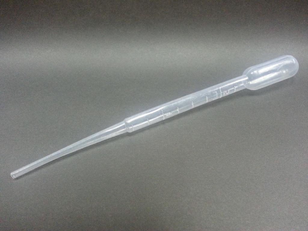 3533  инструменты для работы с краской  Пипетка для колеровки краски, 2 мл