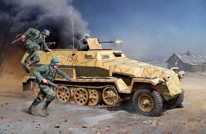 13540  техника и вооружение  German Sd.kfz. 251/1 Ausf. C  (1:35)