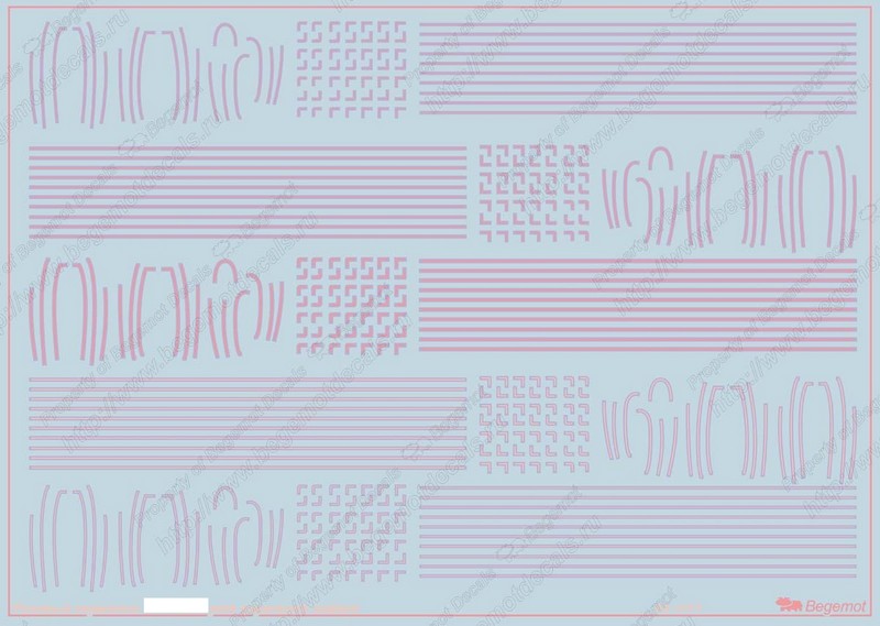 48059  декали  Розовый герметик для самолетов Микояна  (1:48)