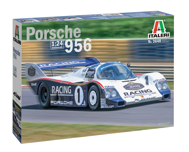3648  автомобили и мотоциклы  PORSCHE 956  (1:24)