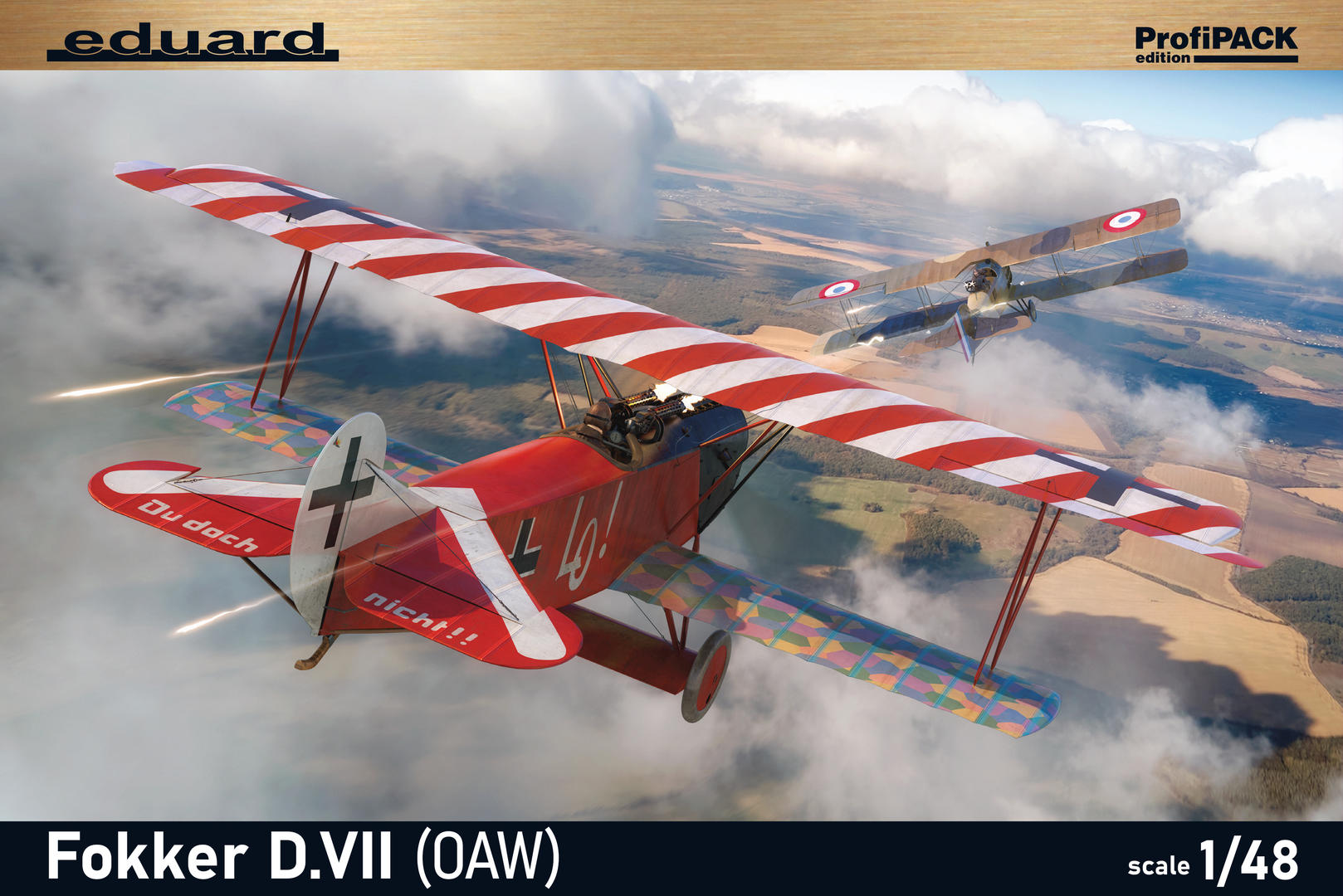 8136  авиация  Fokker D.VII (OAW) Profipack  (1:48)