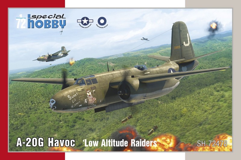 SH72478  авиация  A-20G Havoc  "Low alt. raiders"  (1:72)