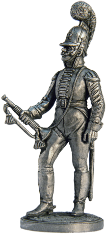 NAP-001  миниатюра  Штаб-трубач Московского драгунского полка. Россия, 1803-06 гг.