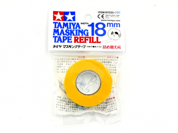 87035  инструменты для работы с краской  Маскировочная лента 18 мм
