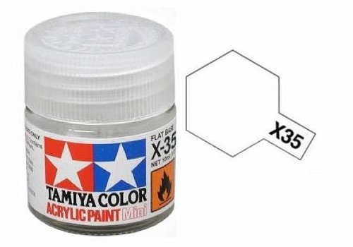 81535  лак-краска прозрачная  Акрил X-35 Полуматовая прозрачная