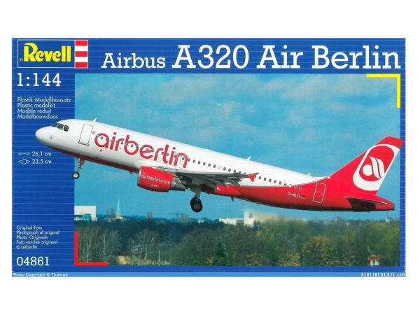 04861  авиация  Airbus A320 Air Berlin  (1:144)