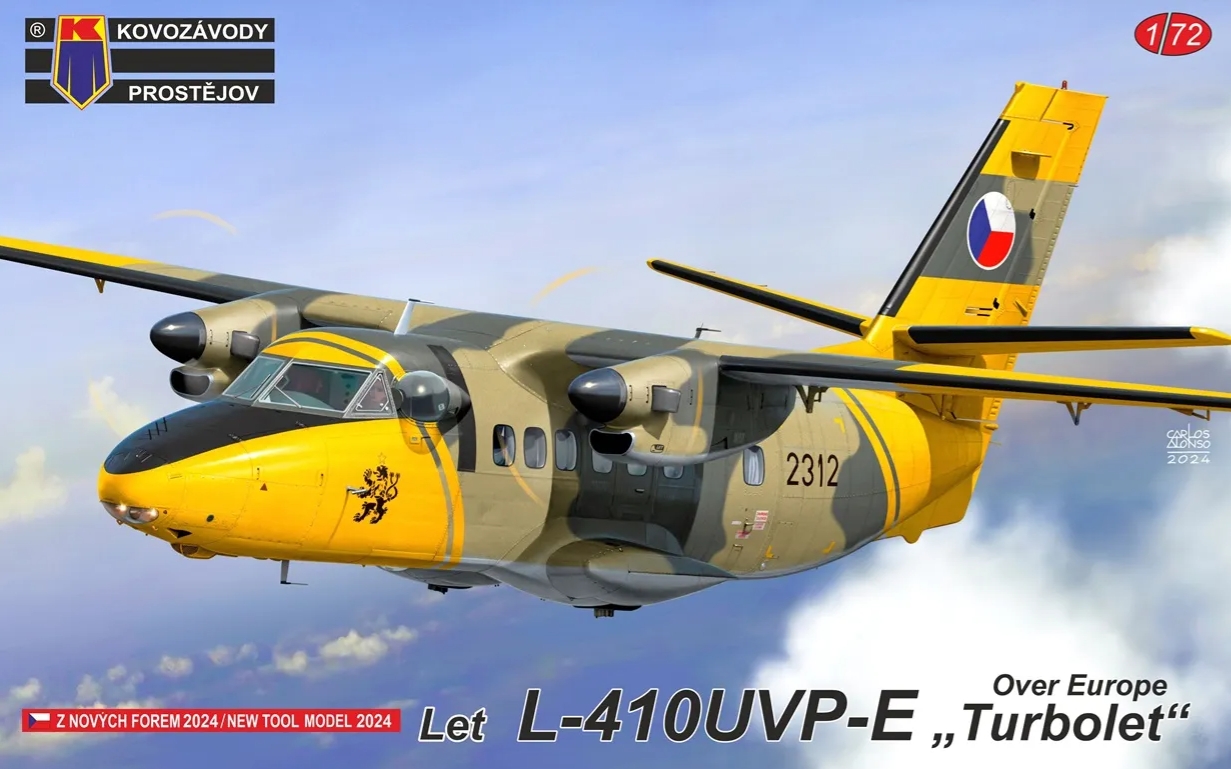 KPM0457  авиация  Let L-410UVP-E ″Turbolet″ Over Europe  (1:72)