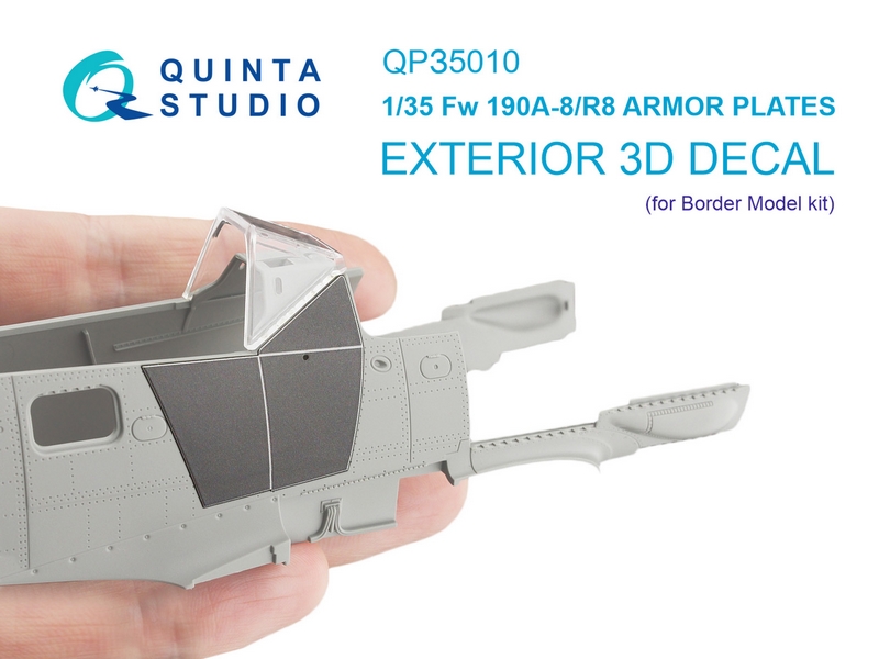 QP35010  декали  Накладные бронепанели FW 190A-8/R-8 (Border Model)  (1:35)