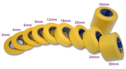 MW-T4  инструменты для работы с краской  Маскировочная лента 4MM * 18M