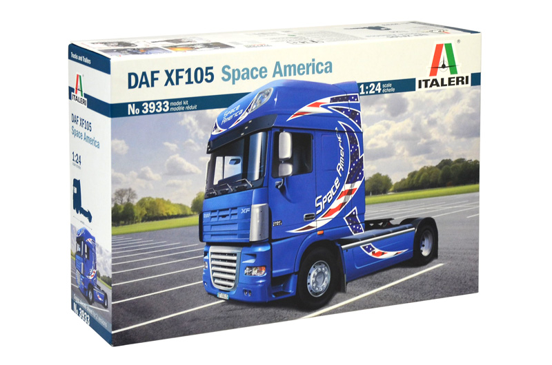 3933  автомобили и мотоциклы  DAF XF105 Space America  (1:24)