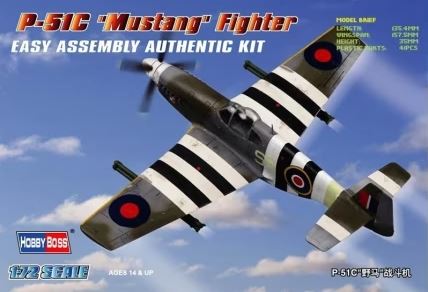 80243  авиация  P-51C "Mustang" Fighter  (1:72)