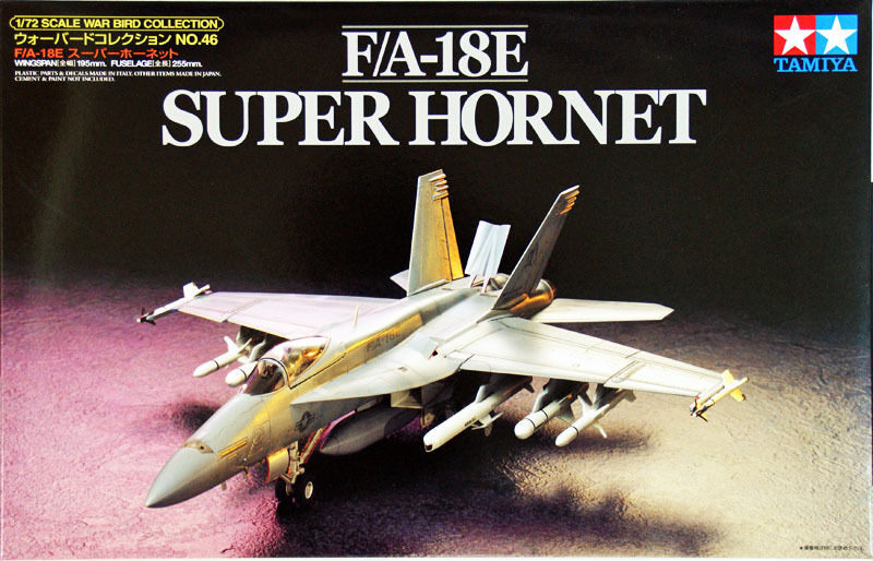 60746  авиация  F/A-18E super hornet  (1:72)