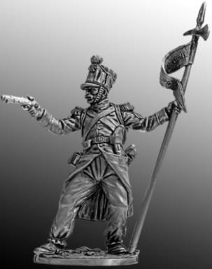 NAP-094  миниатюра  Старший сержант, 2-й орлоносец линейного полка. Франция, 1812-15 гг.