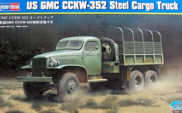 83831  техника и вооружение  автомобиль  US GMC CCKW-352 Steel Cargo Truck  (1:35)
