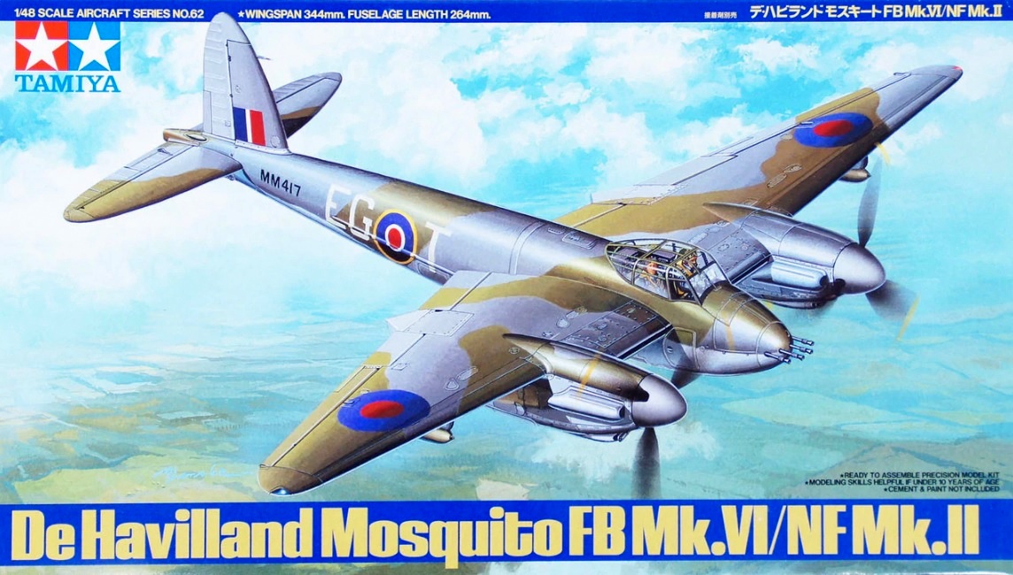 61062  авиация  Mosquito FB Mk. VI / NF Mk.II (1:48)
