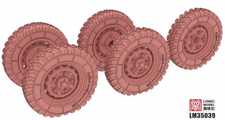 LM-35039  дополнения из смолы  BA64  GRAVITY  TIRES  KIT  TYPE  A  (1:35)