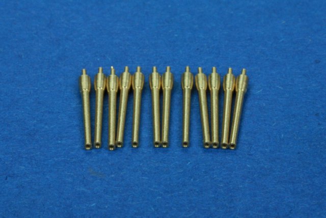 350L08  металлические стволы  Комплект стволов для Варяг  (1:350)