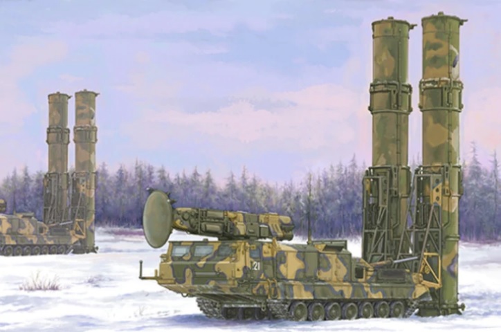 09518  техника и вооружение  ЗРК Russian S-300V 9A82 SAM  (1:35)