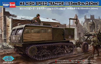 82408  техника и вооружение  M4 High Speed Tractor 155mm/8in/240mm (1:35)