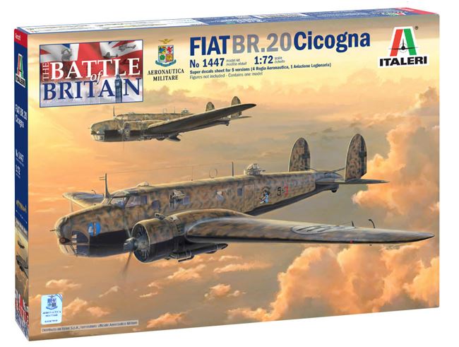 1447  авиация  Fiat BR.20 Cicogna  (1:72)