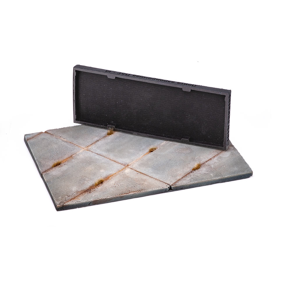 T-078  материалы для диорам  Молд Плита аэродромная ПАГ, размер M  (1:35)