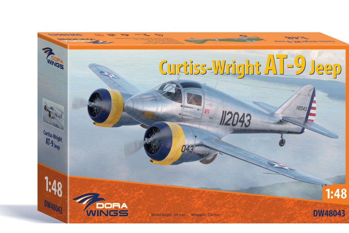 DW48043  авиация  Curtiss-Wright AT-9 Jeep  (1:48)