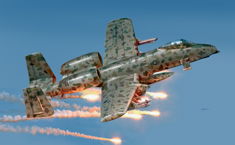 2659  авиация  A-10A JAWS (1:48)