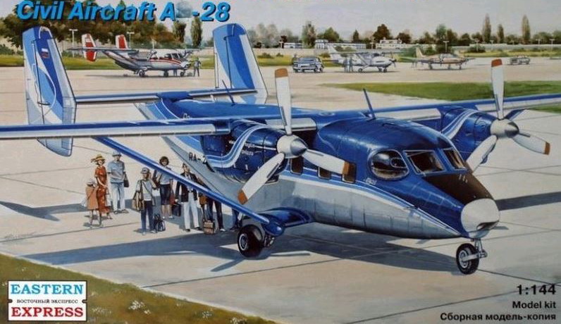 14436  авиация  А-28 Регион авиа (1:144)
