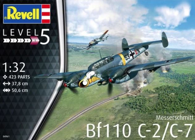 04961  авиация  Messerschmitt Bf110 C-2/C-7  (1:32)