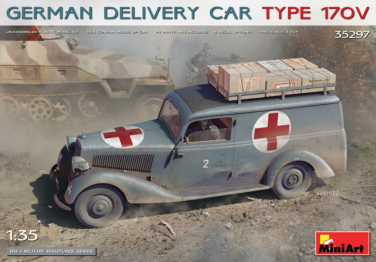 35297  техника и вооружение  GERMAN DELIVERY CAR TYPE 170V  (1:35)