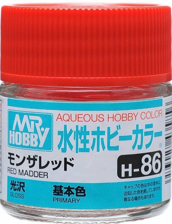 H 86  краска 10мл  RED MADDER