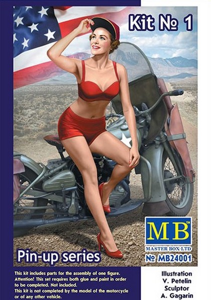 MB24001  фигуры  Пин-ап, набор №1 Мэрилин  (1:24)