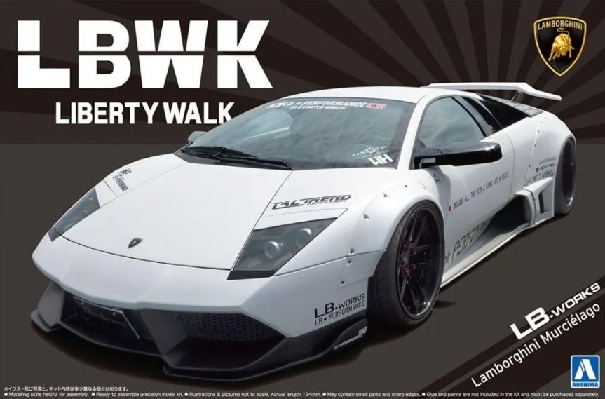 05992  автомобили и мотоциклы  Lamborghini Murcielago LB-Works Ver. 1  (1:24)